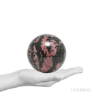 Rhodonite Polished Sphere from Madagascar | Venusrox