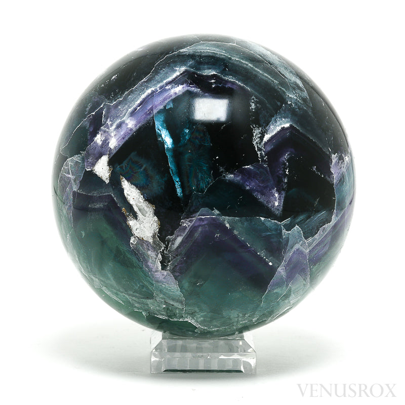 Fluorite Polished Sphere from Mexico | Venusrox