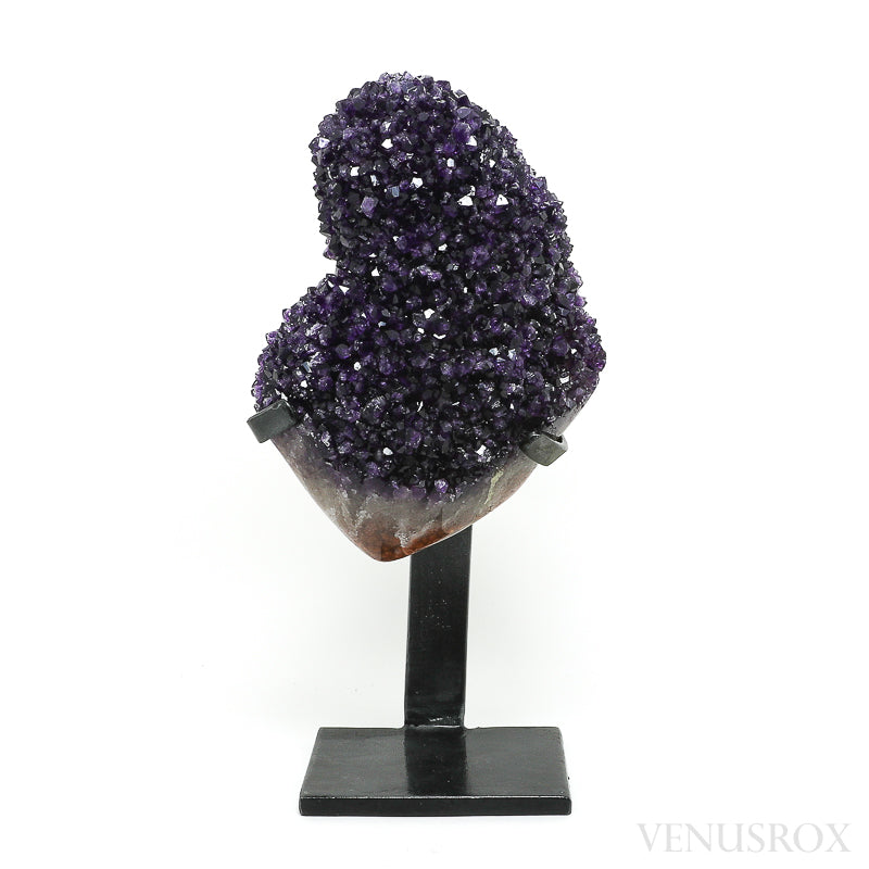 Amethyst Natural Cluster from Uruguay mounted on a besoke stand | Venusrox