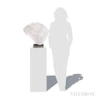 Micro-Apophyllite Natural Cluster from Maharashtra, India mounted on a bespoke stand | Venusrox