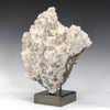 Quartz with Calcite & Pyrite Natural Cluster from Trepča, Kosovo, mounted on a bespoke stand | Venusrox