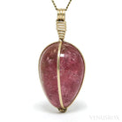 Pink Tourmaline Polished Crystal Pendant from Russia | Venusrox