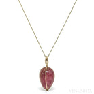 Pink Tourmaline Polished Crystal Pendant from Russia | Venusrox