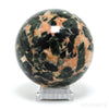 Diopside with Calcite Polished Sphere from the Baykal Lake Region, Russia | Venusrox