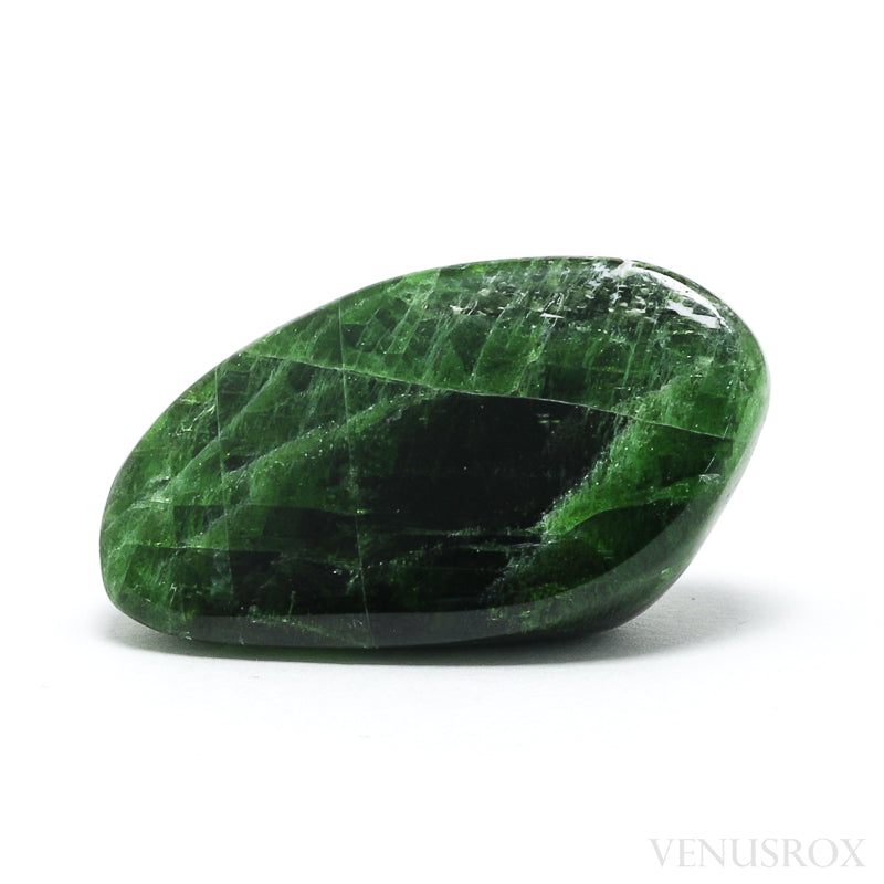 Chrome Diopside Polished Crystal from Sakha, Siberia, Russia | Venusrox