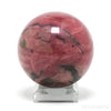 Rhodonite Polished Sphere from the Ural Mountains, Russia | Venusrox