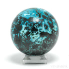 Chrysocolla with Cuprite & Malachite Polished Sphere from the Democratic Republic of Congo | Venusrox