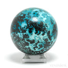 Chrysocolla with Cuprite & Malachite Polished Sphere from the Democratic Republic of Congo | Venusrox