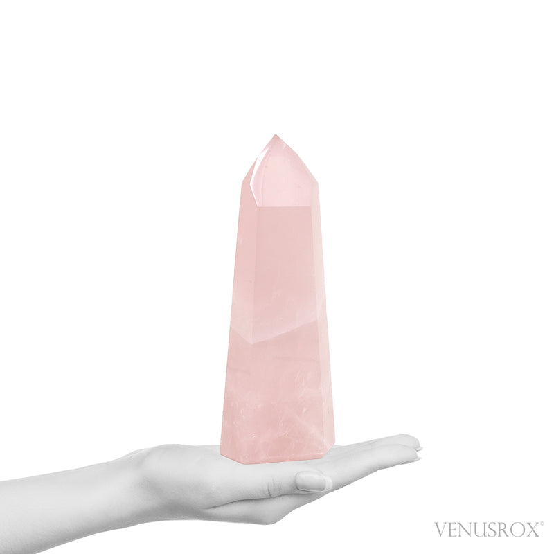 Rose Quartz Polished Point from Brazil | Venusrox