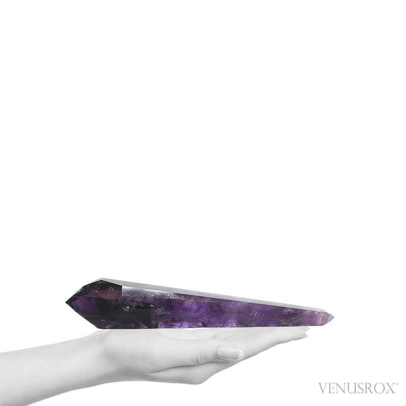 Amethyst Phantom Polished Double Terminated Point from Brazil | Venusrox
