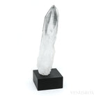 Black Phantom Lemurian Quartz Part Polished/Part Natural Point from Brazil