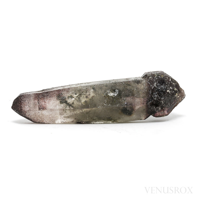 Amethyst with Quartz and Hematite Natural Double Terminated Sceptre Point from Karur, India | Venusrox