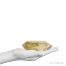 Natural Citrine Polished/Natural 'Double Terminated' Point from Brazil | Venusrox