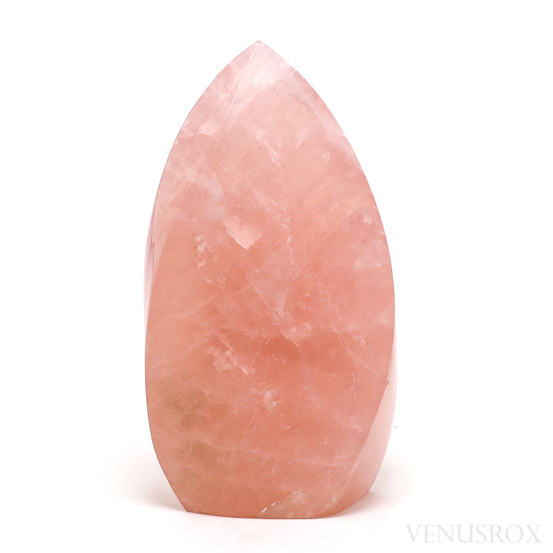 Rose Quartz Polished Flame from Brazil | Venusrox