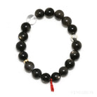 Black Moonstone Bead Bracelet from India | Venusrox