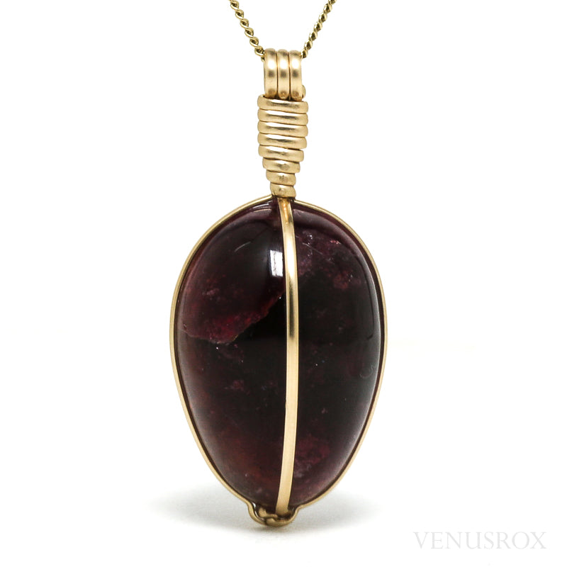 Rubellite Polished Crystal Pendant from Russia | Venusrox