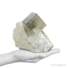 Pyrite Cube in Matrix from Navajun, La Rioja, Spain | Venusrox