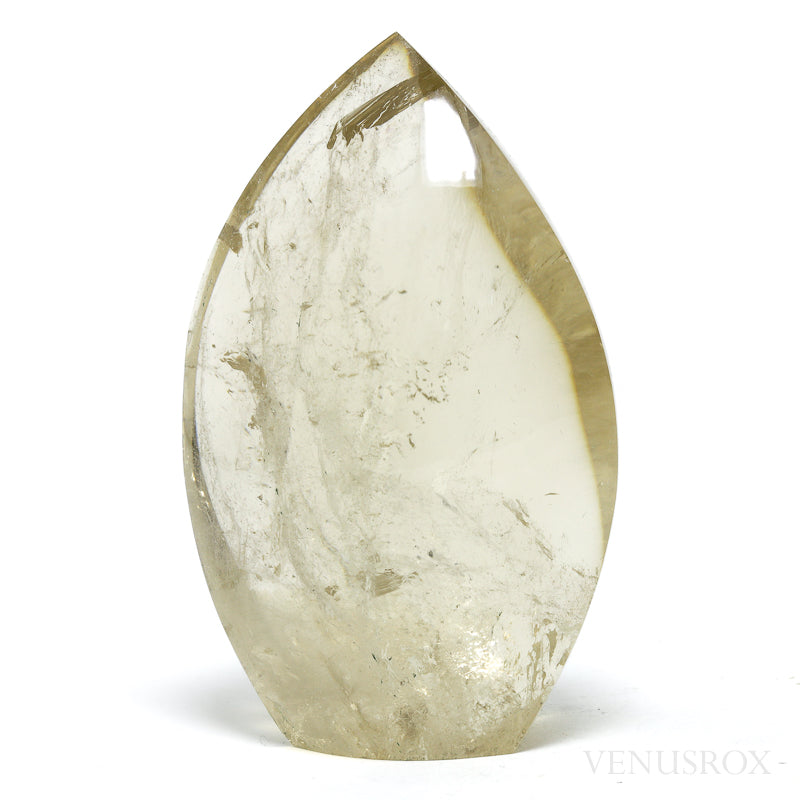 Natural Citrine Polished Flame from Brazil | Venusrox