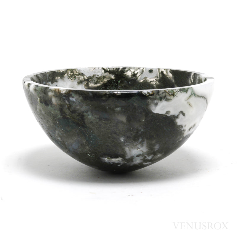 Moss Agate Bowl from India | Venusrox