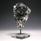 Quartz with Apophyllite & Ilvaite Natural Cluster from Vtoroy Sovetskiy Mine, Dalnegorsk, Primorskiy Kray, Russia mounted on a bespoke stand | Venusrox