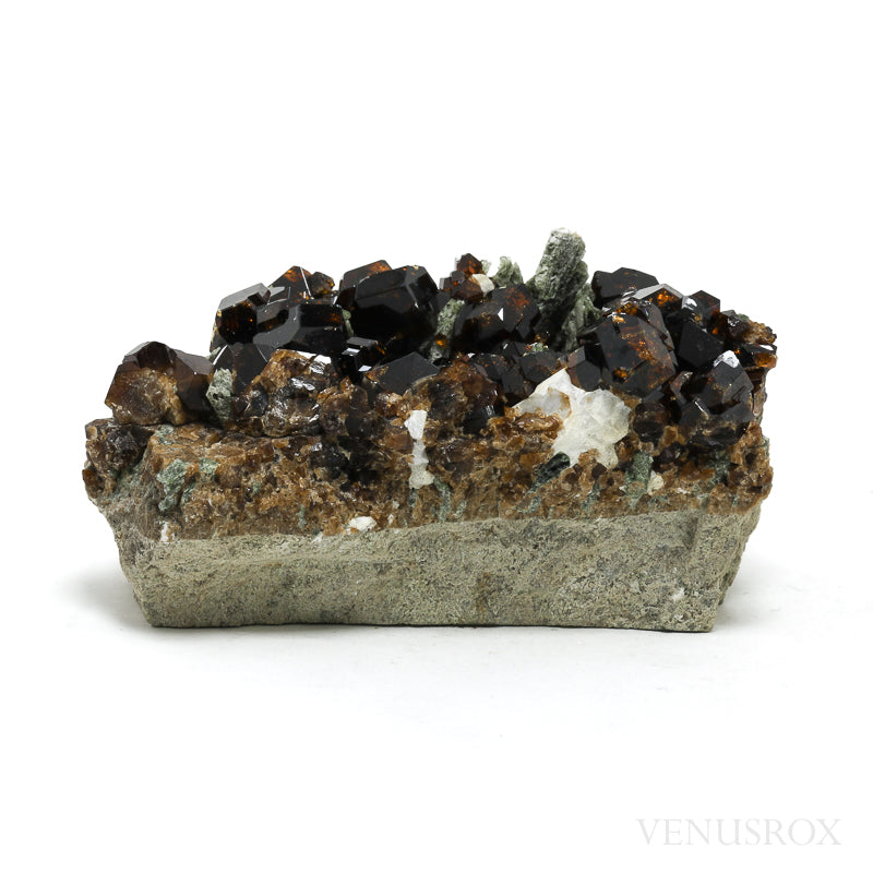Spessartine Garnet on Matrix Natural Cluster from Laghman, Afghanistan | Venusrox