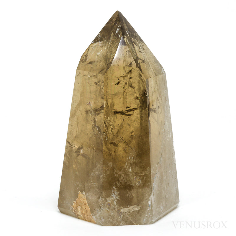 Natural Citrine Polished Point from the Morro Redondo Mine, Coronel Murta, Minas Gerais, Brazil | Venusrox