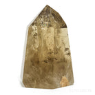 Natural Citrine Polished Point from the Morro Redondo Mine, Coronel Murta, Minas Gerais, Brazil | Venusrox