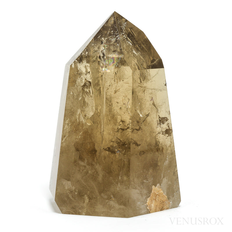 Natural Citrine Polished Point from the Morro Redondo Mine, Coronel Murta, Minas Gerais, Brazil | Venusrox