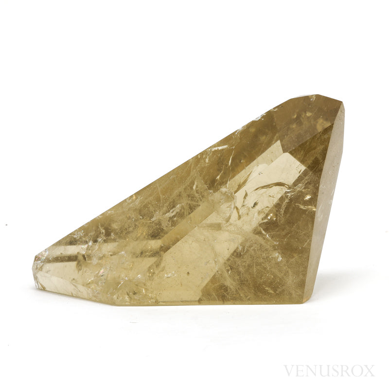Natural Citrine Polished Point from the Morro Redondo Mine, Coronel Murta, Minas Gerais, Brazil | Venusrox