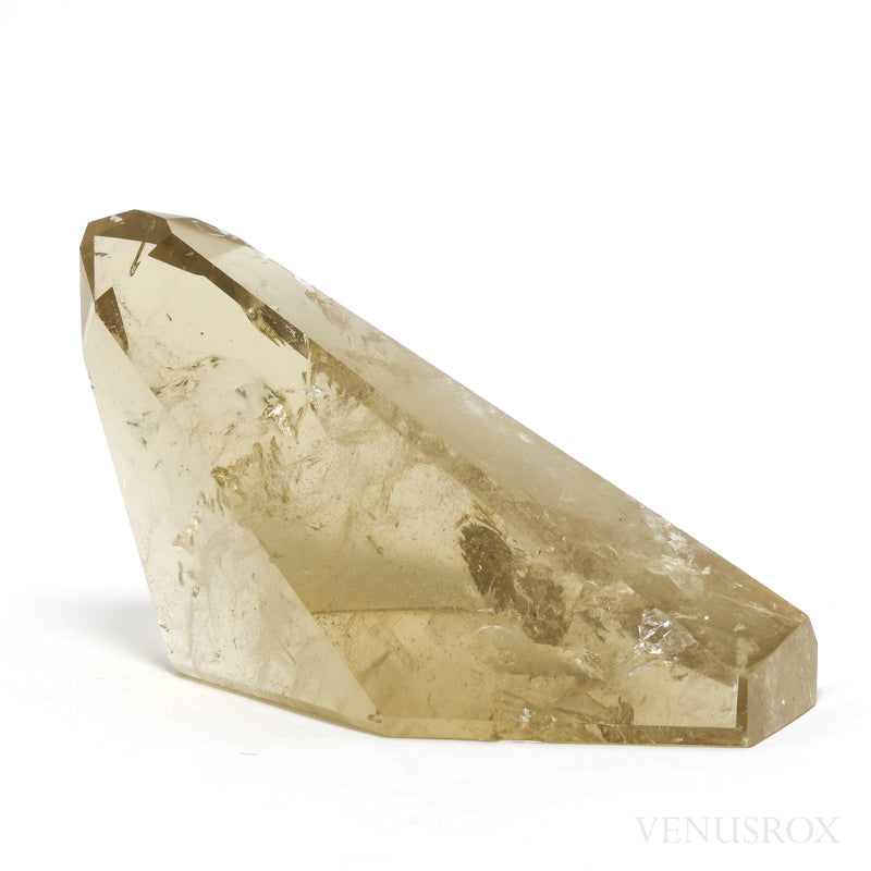 Natural Citrine Polished Point from the Morro Redondo Mine, Coronel Murta, Minas Gerais, Brazil | Venusrox