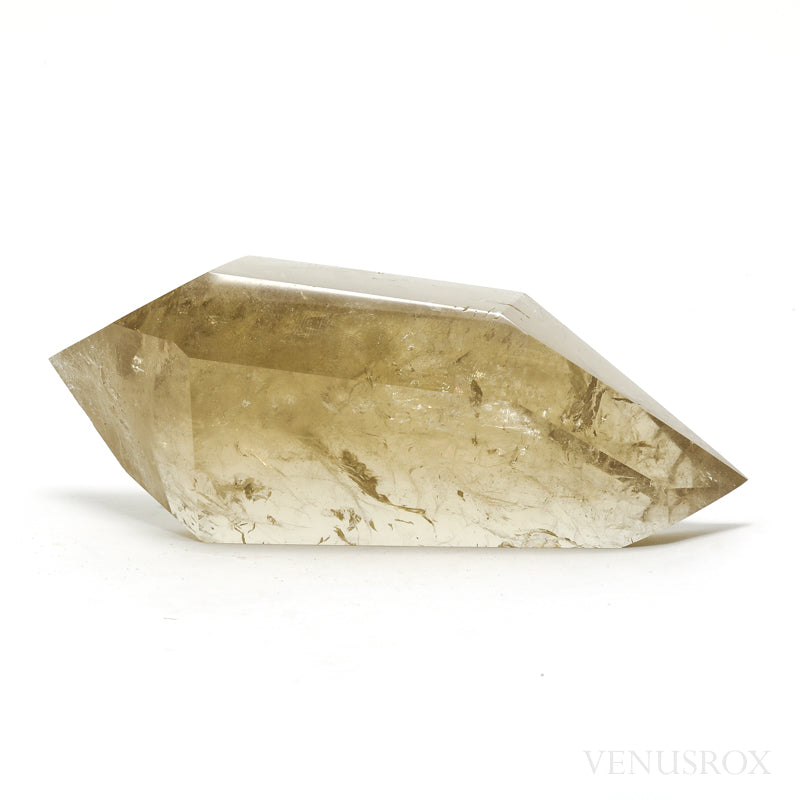 Natural Citrine Polished Double Terminated Point from the Morro Redondo Mine, Coronel Murta, Minas Gerais, Brazil | Venusrox