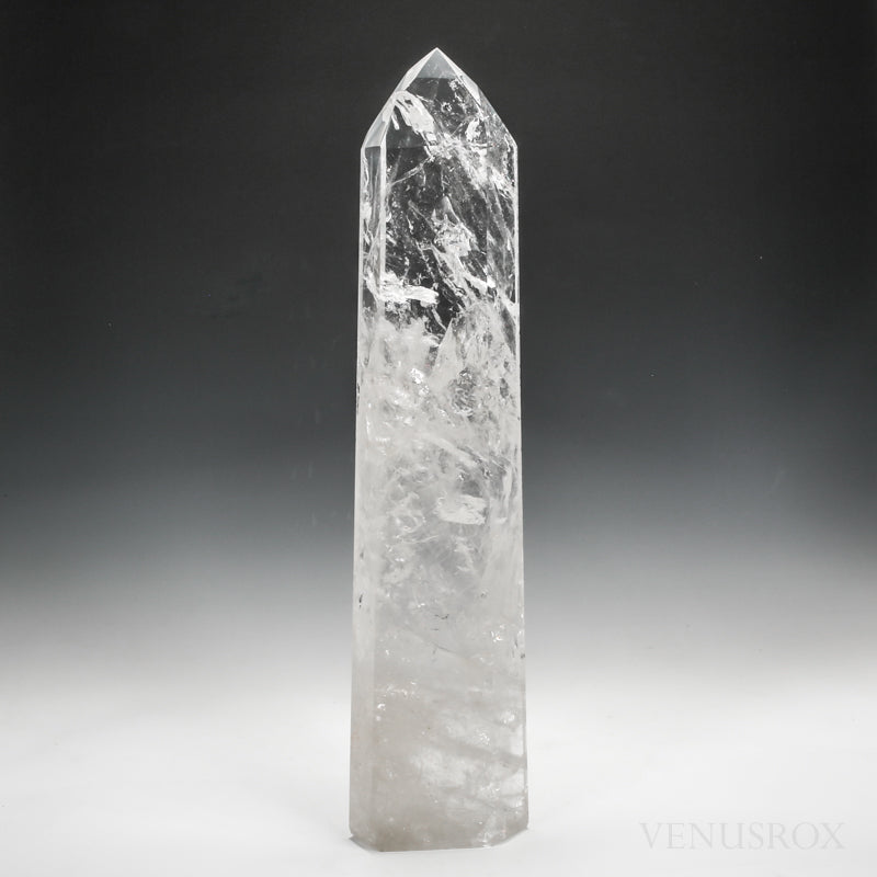 Clear Quartz Polished Point from Tocantins, Brazil | Venusrox