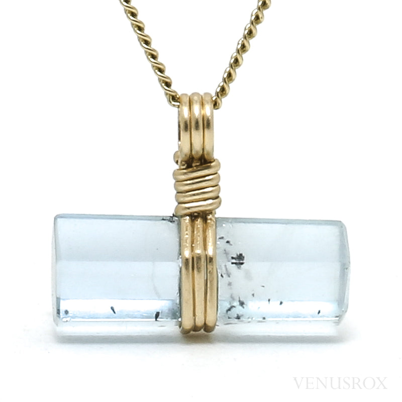 Aquamarine Polished Crystal Pendant from Afghanistan | Venusrox