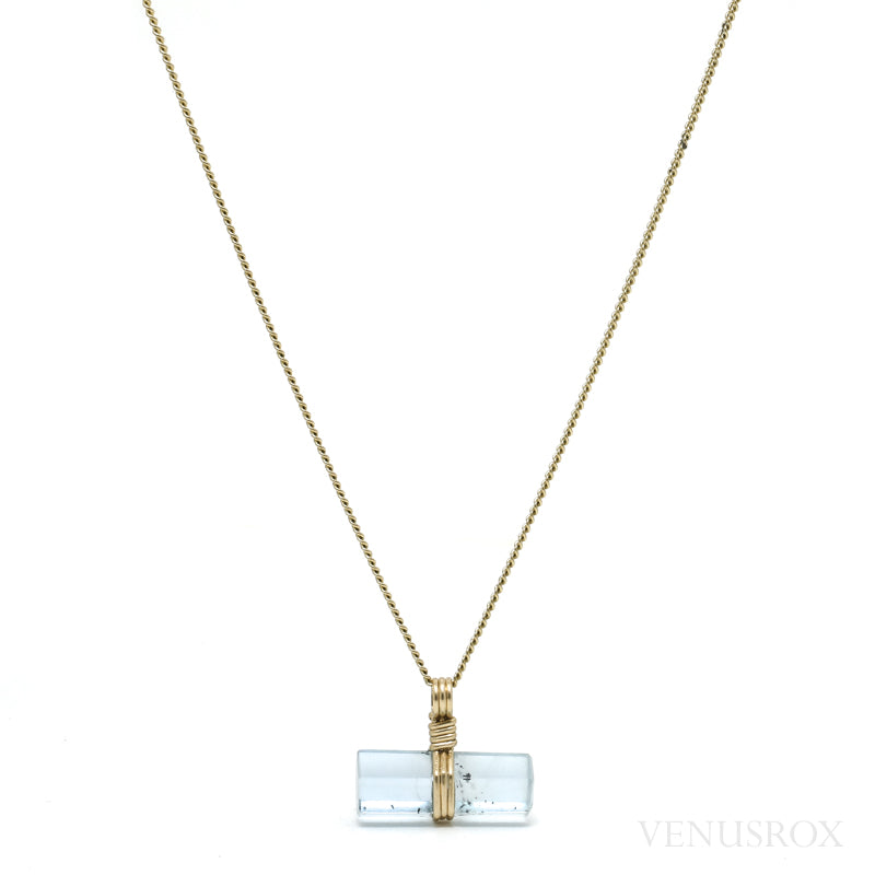 Aquamarine Polished Crystal Pendant from Afghanistan | Venusrox
