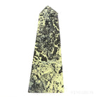 Serpentine with Pyrite Polished Point from Peru | Venusrox