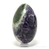 Amethyst with Calcite & Moss Agate Geode Egg from Brazil | Venusrox