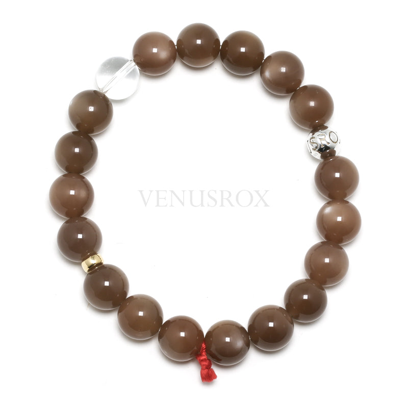 Brown Moonstone Bracelet from India | Venusrox