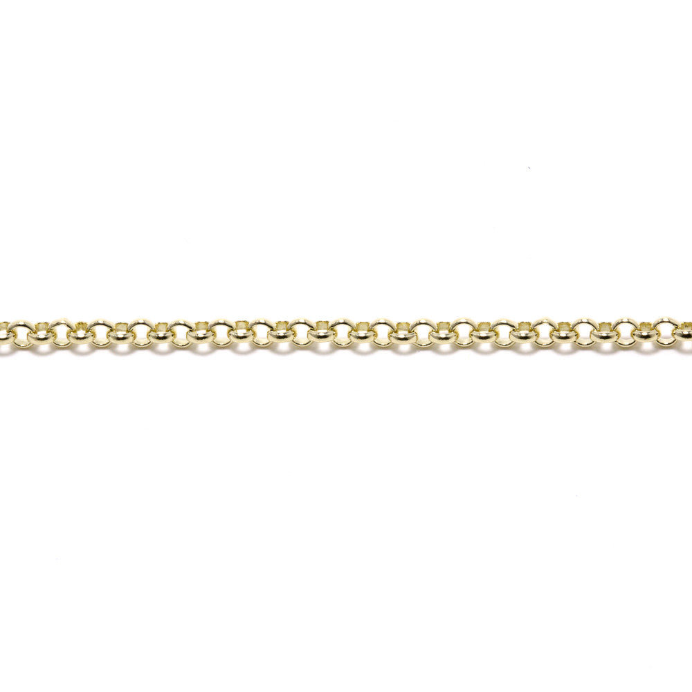 Gold Baby Belcher Light Chain (9ct Yellow Gold) (GBBL) - Venusrox